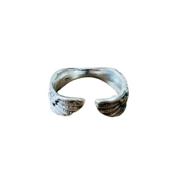 WINGS OF FREEDOM Silver Ring - Picture 1 of 3